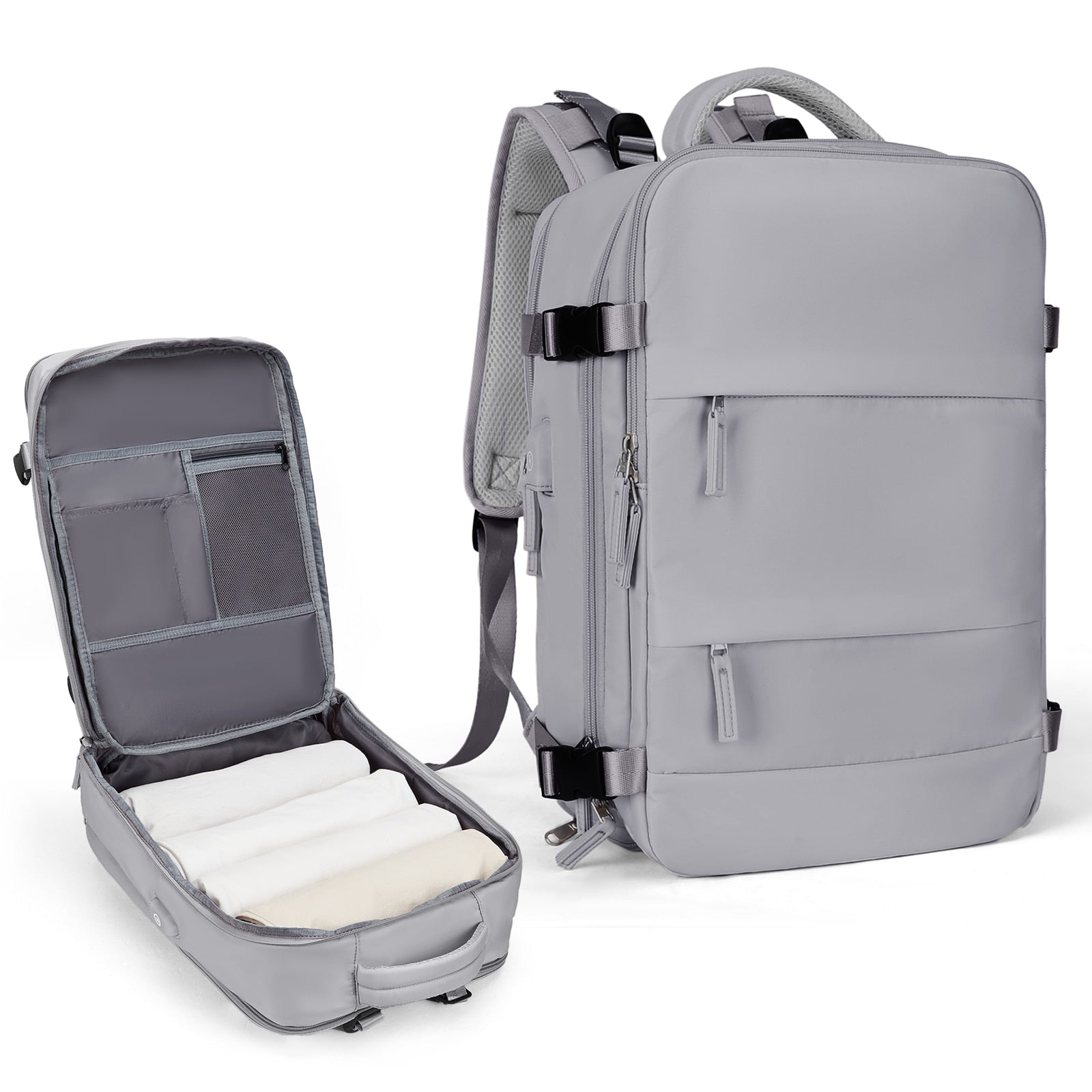 Grote reisrugzak voor mannen - Waterdichte laptoprugzak, Anti-Diefstal handbagage rugzak - Bivakshop