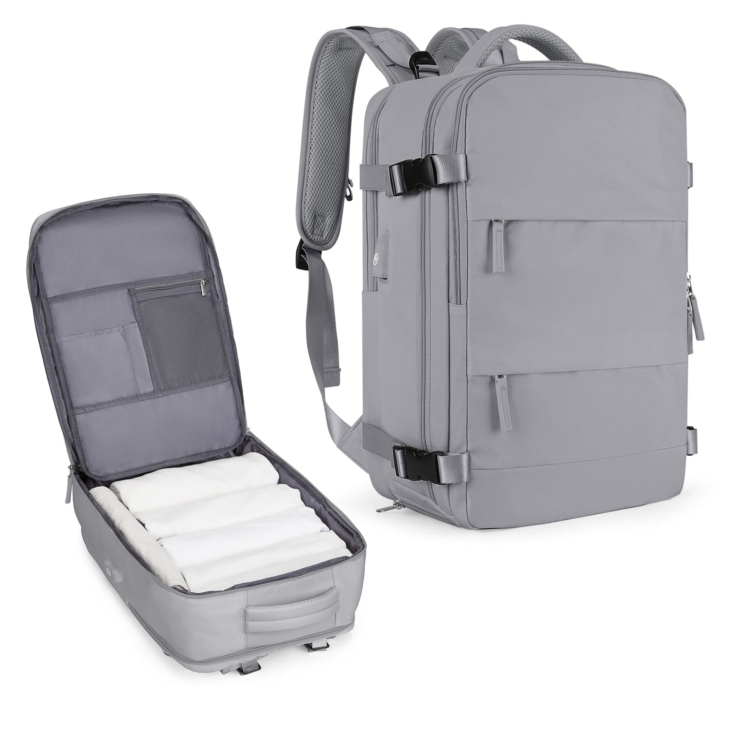 Grote reisrugzak voor mannen - Waterdichte laptoprugzak, Anti-Diefstal handbagage rugzak - Bivakshop