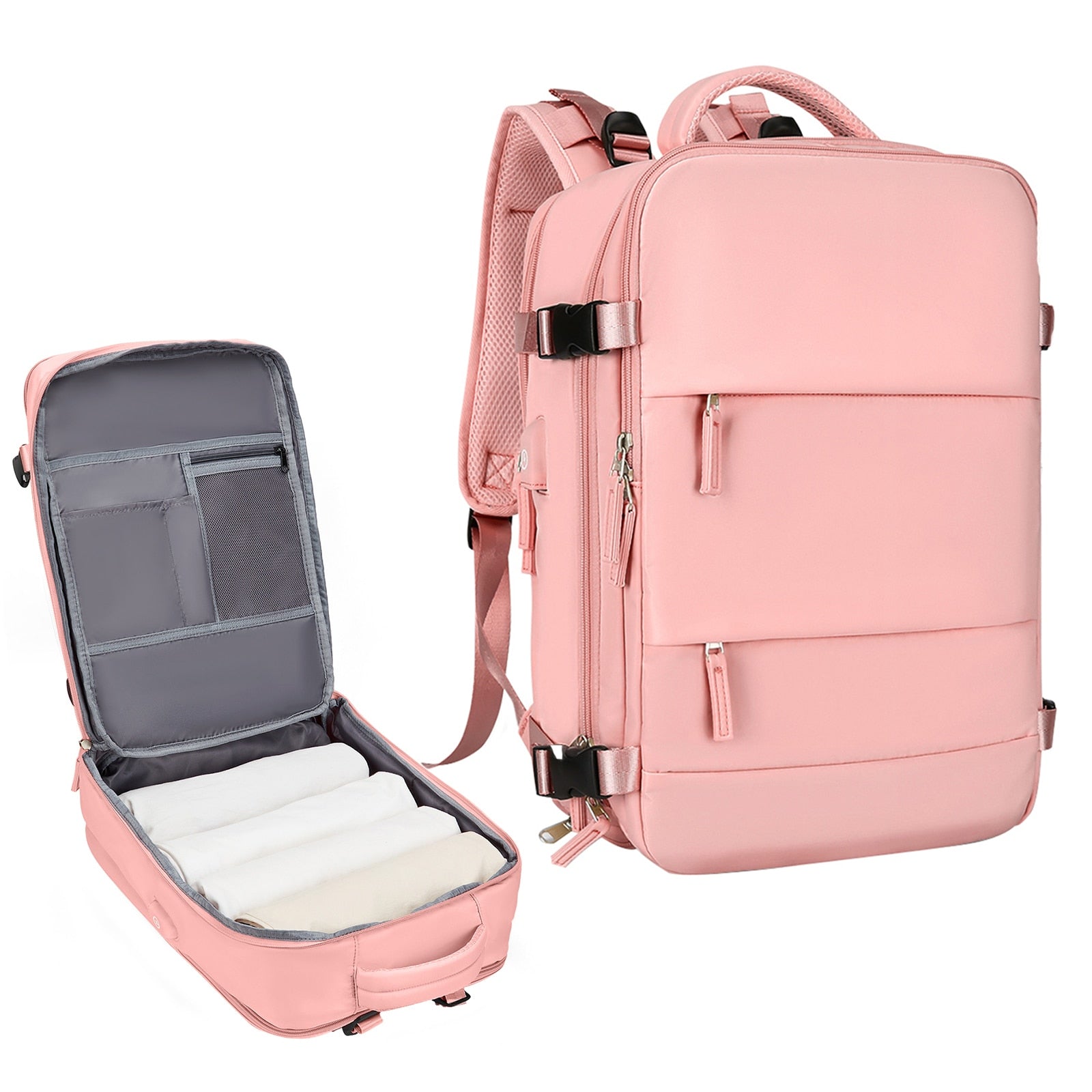 Grote reisrugzak voor mannen - Waterdichte laptoprugzak, Anti-Diefstal handbagage rugzak - Bivakshop