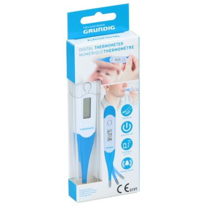 Grundig ED-47441 buigbare tip - Snel, accuraat en veilig - Digitale thermometer - Bivakshop