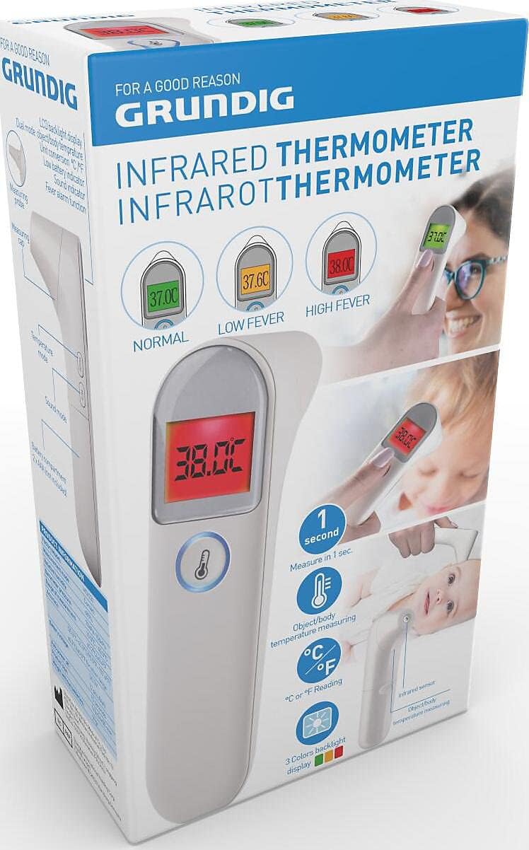 Grundig ED-48653: 3-in-1 Infrared Digital Thermometer - Bivakshop