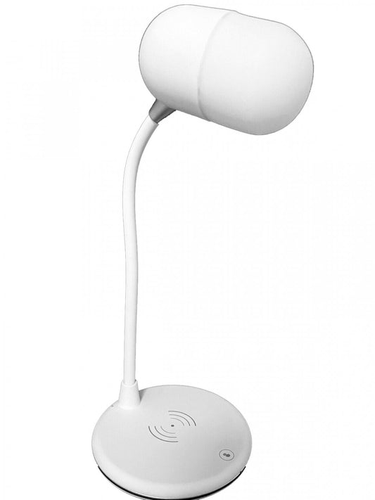 Grundig ED-72546: 3-in-1 LED Desk Lamp, Bluetooth Speaker and Wireless Charger - Bivakshop