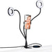 Grundig ED-95927: 2-in-1 Dual Ring light Clip-On Phone Holder - Bivakshop