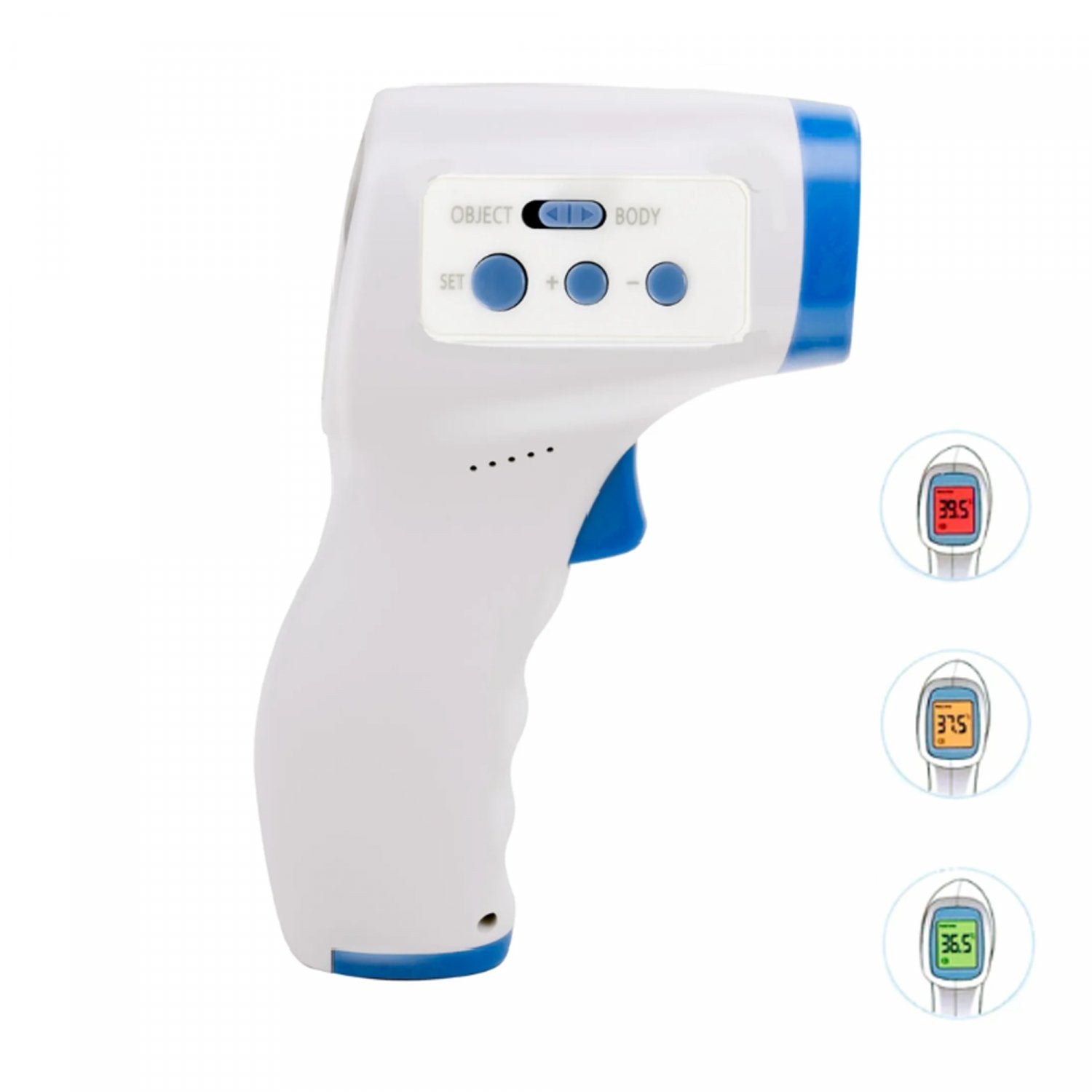 Grundig Infrarood Digitale Thermometer - LED Licht Indicator - Bivakshop