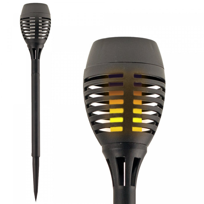 Grundig Solar Licht met Vlameffect - LED tuinlamp - Zonne-energie - Bivakshop