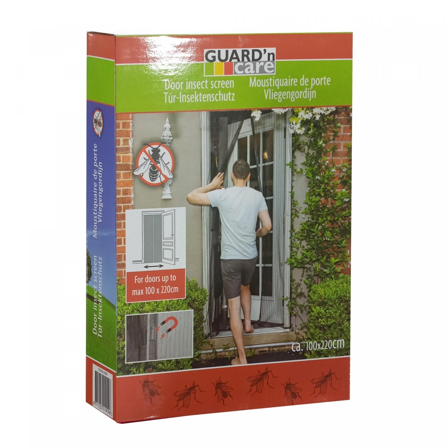 Guard'n Care 2 Stuks Magnetisch Deur Vliegen & Muggengaas 100x220cm - Bivakshop