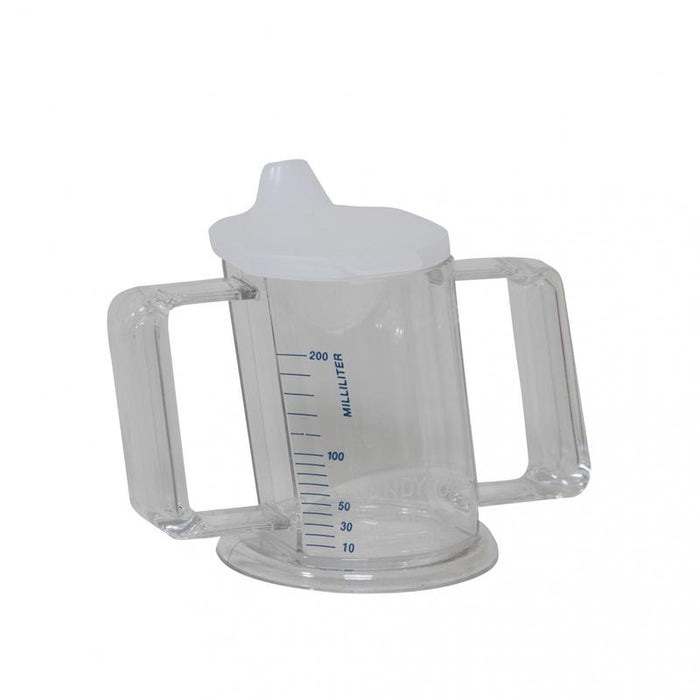Handycup met deksel transparant - Able 2 - Bivakshop