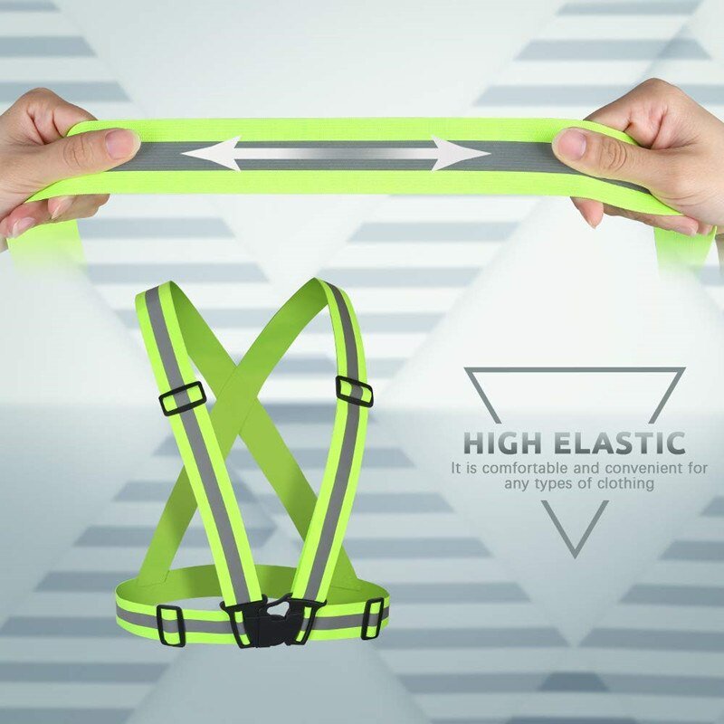 Hardloopvest met verlichting - Reflecterend - Veiligheidsvest - Bivakshop