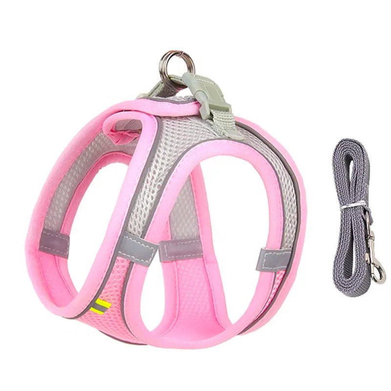 "Harnas en lijn set voor kleine honden -Reflecterend - Bivakshop