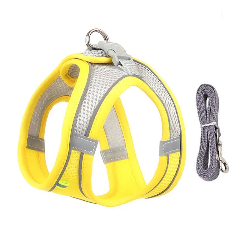 "Harnas en lijn set voor kleine honden -Reflecterend - Bivakshop