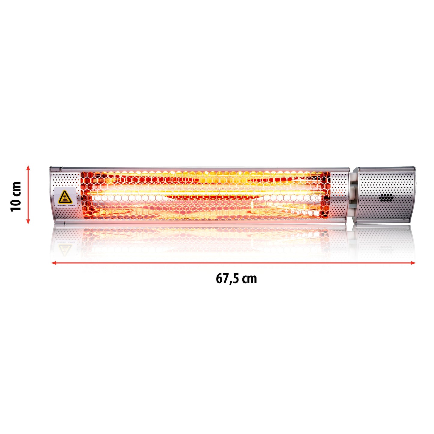 Heater Terrasverwarmer Met Afstandsbediening 2000W - Alpina - Bivakshop