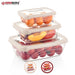 Herzberg 3 Stuks Bio Saver Box Ivoor - Opbergdozen - Bivakshop