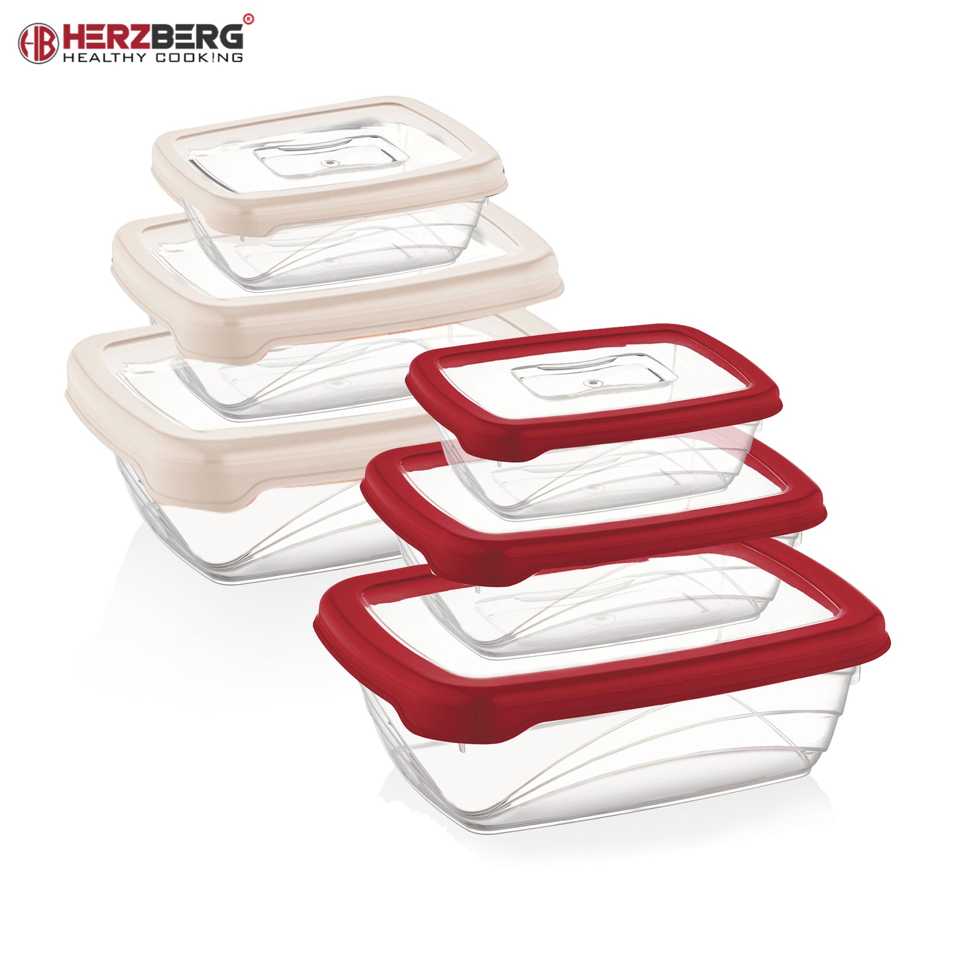 Herzberg 3 Stuks Bio Saver Box Ivoor - Opbergdozen - Bivakshop