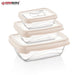 Herzberg 3 Stuks Bio Saver Box Ivoor - Opbergdozen - Bivakshop