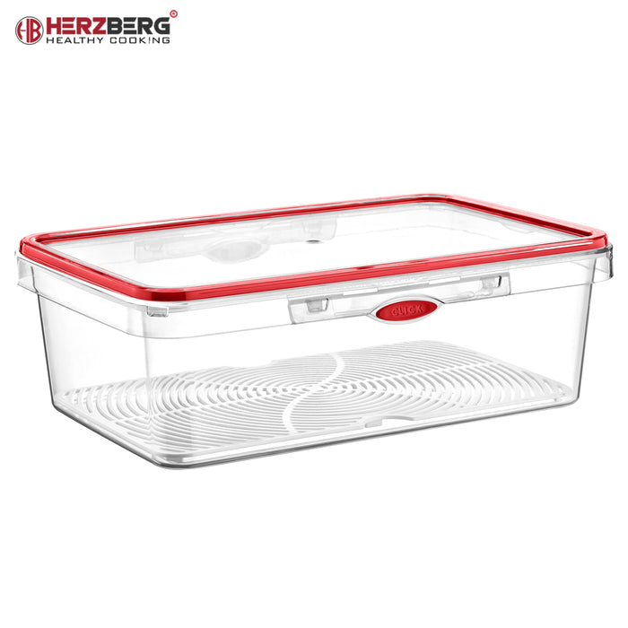 Herzberg 4 Stuks Stapelbare Smart Unlock Storage - Bivakshop