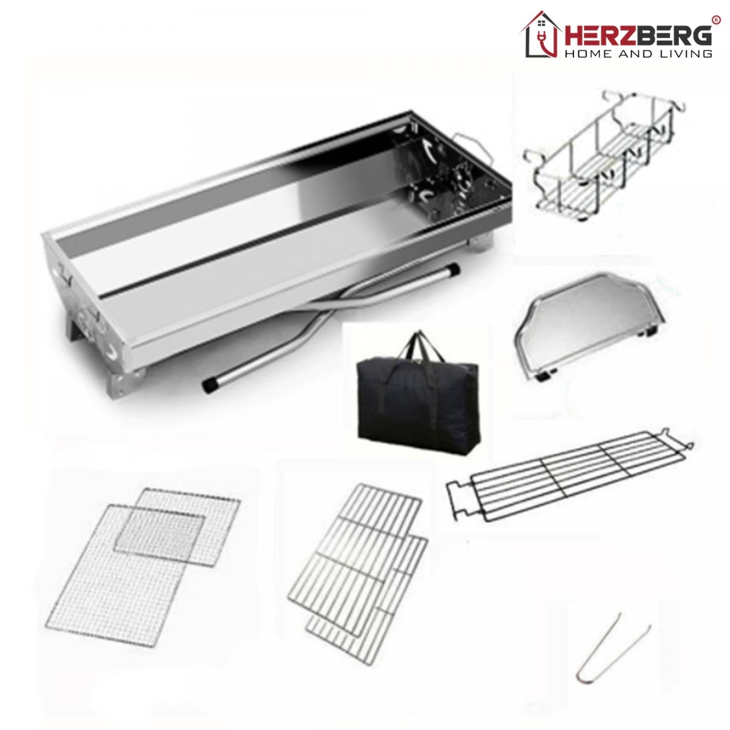 Herzberg barbecuegrill met tas - Bivakshop
