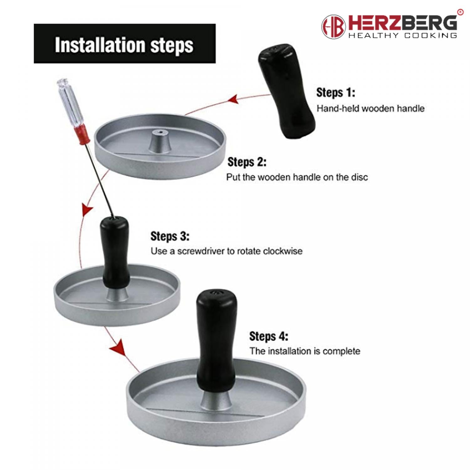 Herzberg Hamburger Grillpers - Bivakshop