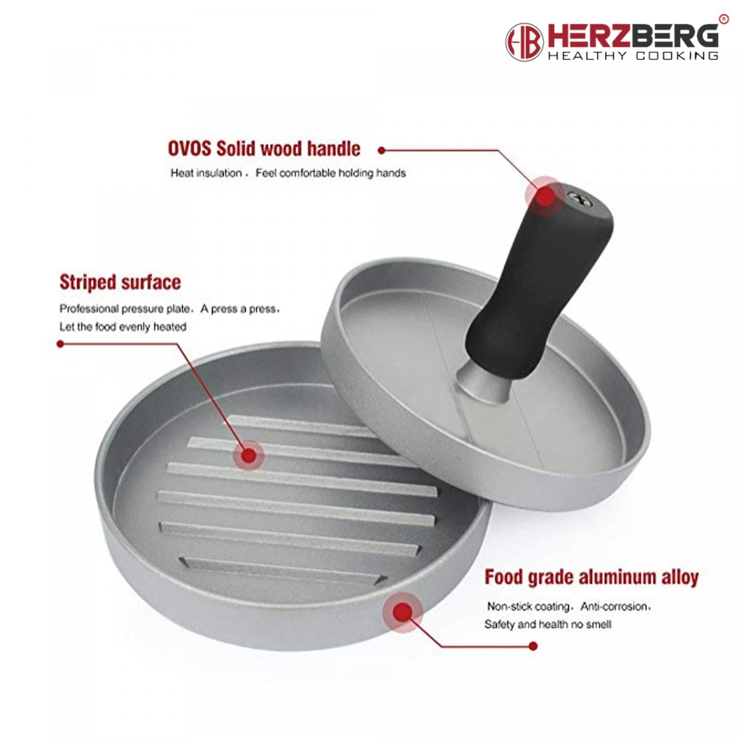 Herzberg Hamburger Grillpers - Bivakshop
