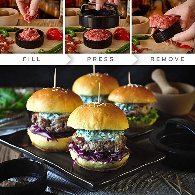 Herzberg Hamburger Pers en Patty maker - Bivakshop