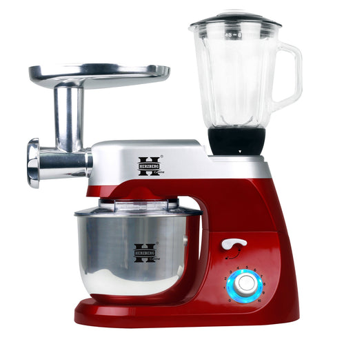 Herzberg HG - 5029: 3 - in - 1 800W keukenmixer met planetaire roerwerking - Bivakshop