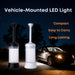 Herzberg HG-5049: LED-Verlichting Op Yoertuig Wit - Bivakshop