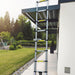 Herzberg HG-5380: Multifunctionele aluminium telescopische verlengladder - 3,8 m - Bivakshop