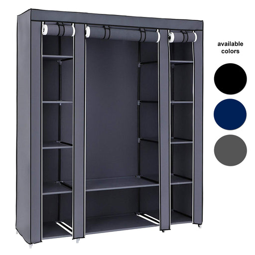 Herzberg HG-8009: Grote Opbergkast - Blauw - Bivakshop