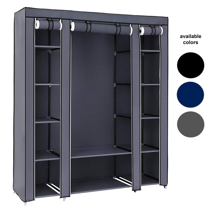 Herzberg HG-8009: Grote Opbergkast - Blauw - Bivakshop