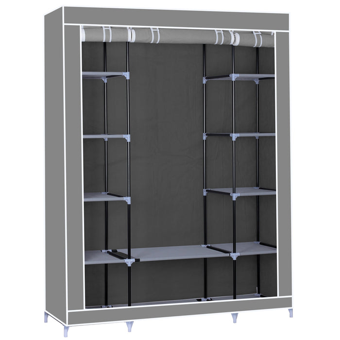 Herzberg HG-8009: Grote Opbergkast - Blauw - Bivakshop