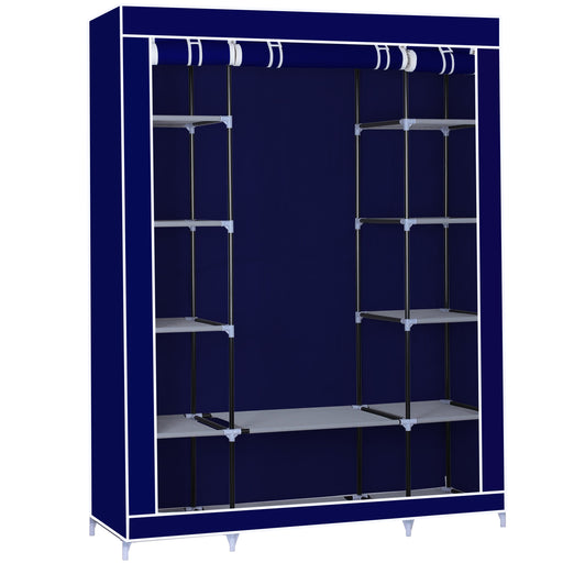 Herzberg HG-8009: Grote Opbergkast - Blauw - Bivakshop