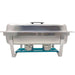 Herzberg HG-8022-1: 9 Kwarts Roestvrijstalen Chafing Dish - 1 Container - Roucheax - Bivakshop