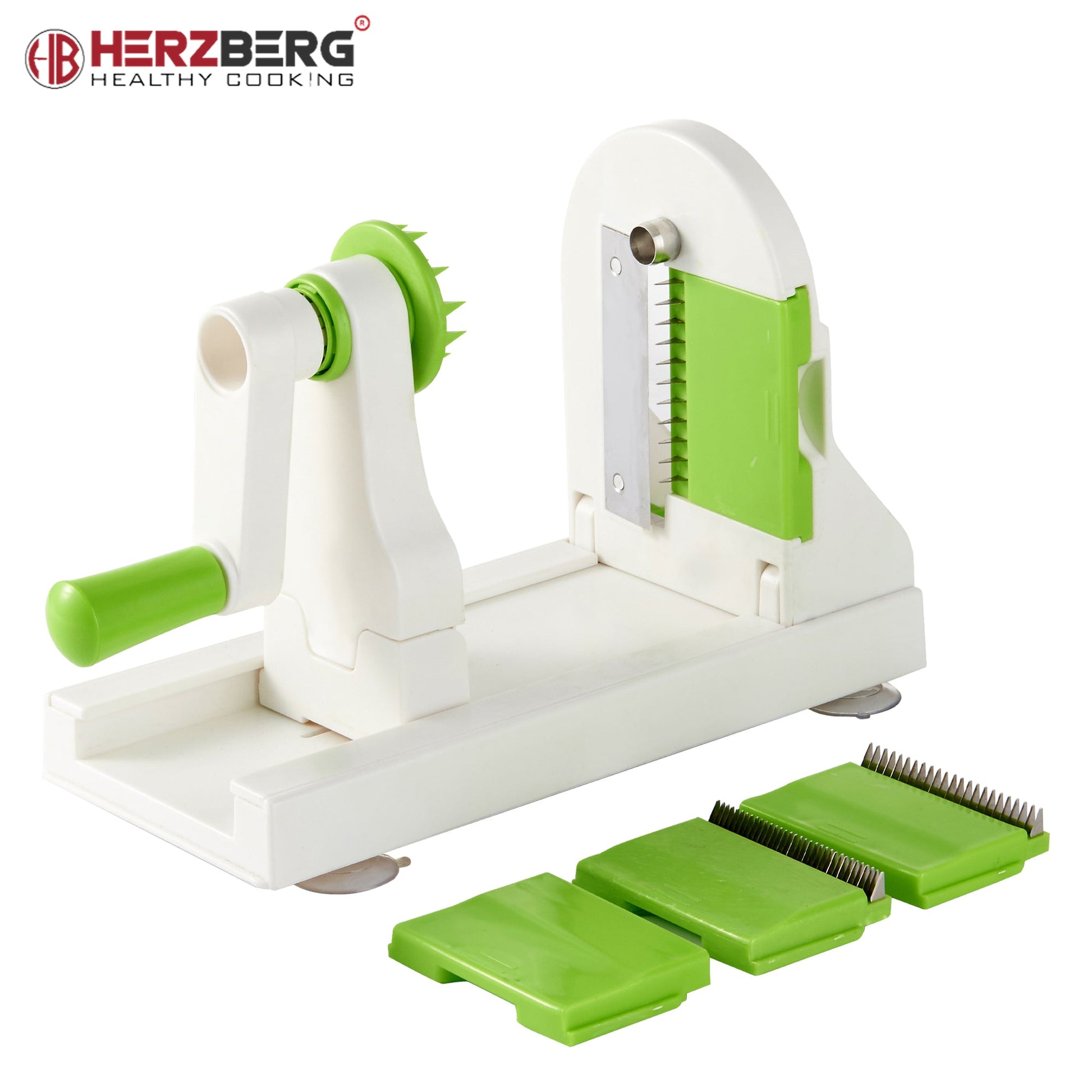 Herzberg HG-8030: Groentenspiralisatorset - Bivakshop