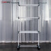 Herzberg HG - 8034GRY: Bewegend Kledingrek - Grijs - Bivakshop