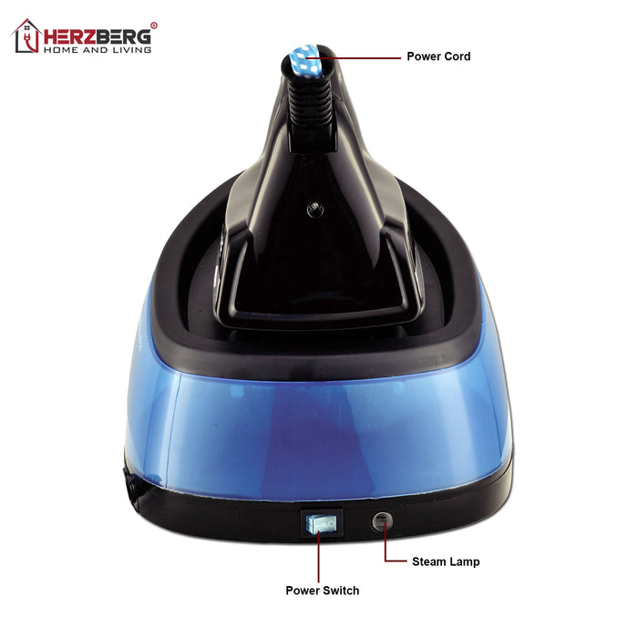 Herzberg HG-8039: 2200W strijkijzer met stoomstation - Bivakshop