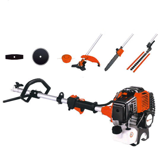 Herzberg HG-8048MBC: 8-in-1 multifunctionele bosmaaier - Tuingereedschap - Bivakshop