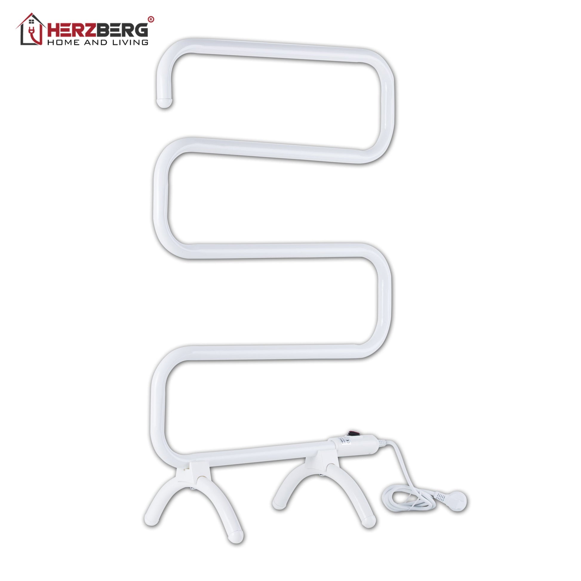 Herzberg HG-8071: elektrisch verwarmd handdoekenrek - Bivakshop