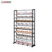 Herzberg HG-8077: Schoenenrekorganizer met 9 niveaus grijs - Bivakshop