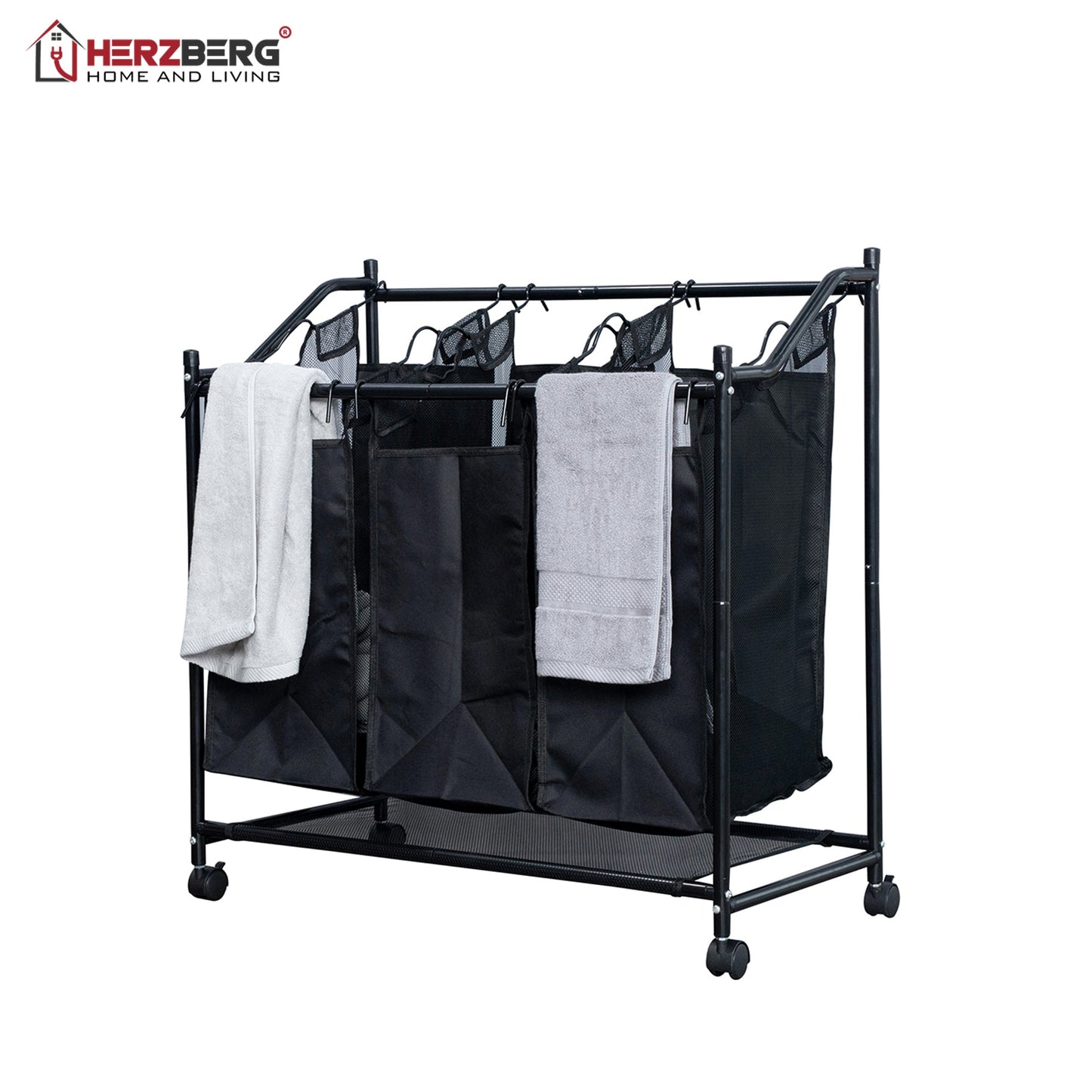 Herzberg HG-8078: Rollende Wasmand Sorter & Organizer - Bivakshop