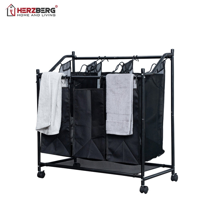 Herzberg HG-8078: Rollende Wasmand Sorter & Organizer - Bivakshop