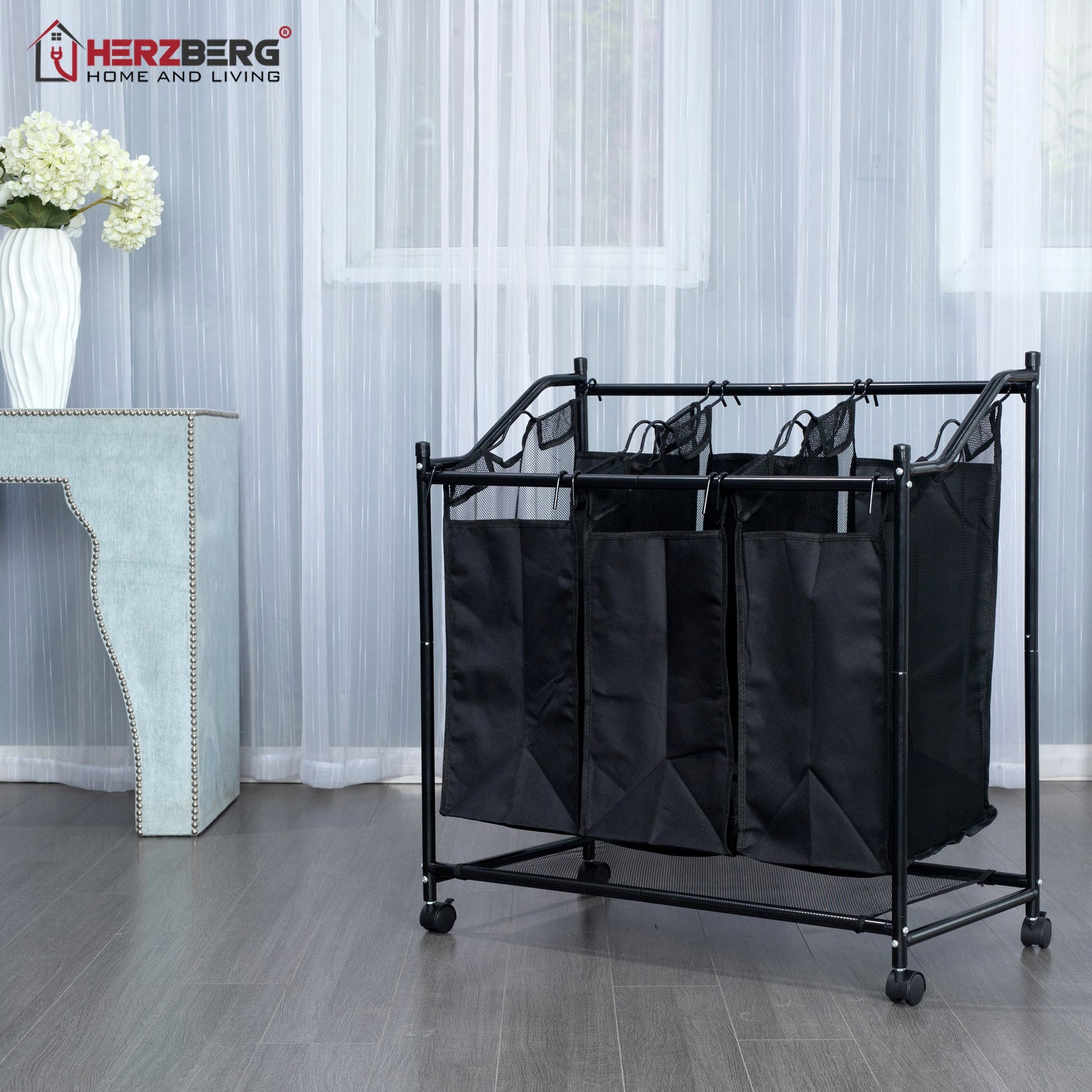 Herzberg HG-8078: Rollende Wasmand Sorter & Organizer - Bivakshop