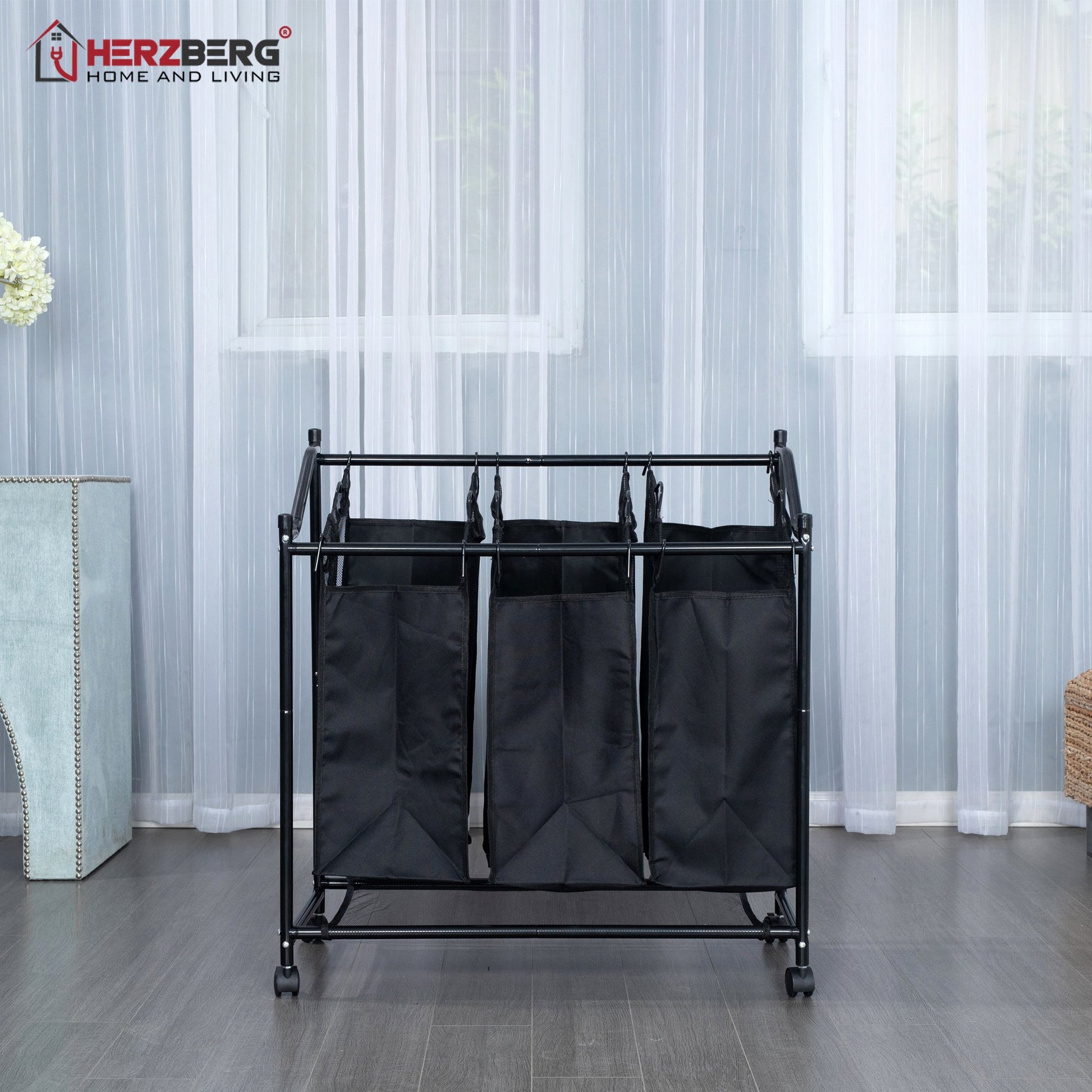 Herzberg HG-8078: Rollende Wasmand Sorter & Organizer - Bivakshop