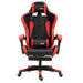 Herzberg HG - 8080: Ergonomische gamingstoel in racewagenstijl Rood - Bivakshop