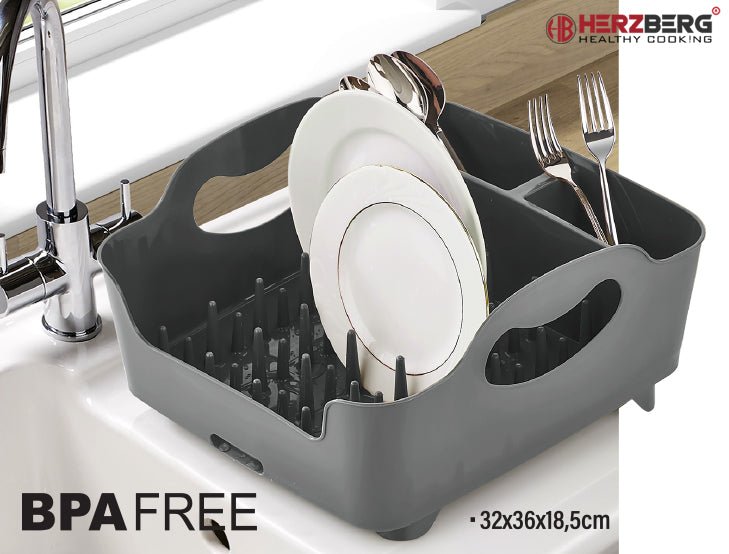 Herzberg HG-L689 Afdruiprek - Duurzaam en Veelzijdig - Ivoor - Bivakshop