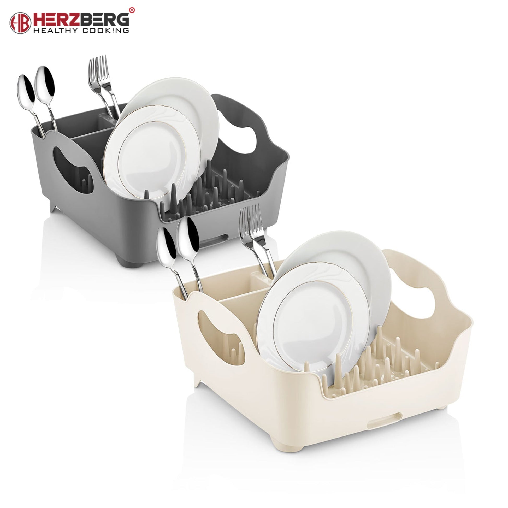 Herzberg HG-L689 Afdruiprek - Duurzaam en Veelzijdig - Ivoor - Bivakshop