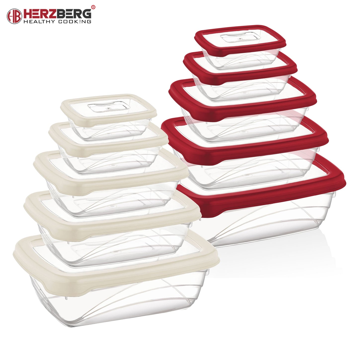 Herzberg HG-L763: 5-delige bio saver box set - Bivakshop