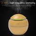 Herzberg luchtbevochtiger aroma olie diffuser donker hout - Bivakshop