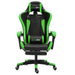Herzberg Racing Car Style Ergonomische Gaming Stoel Groen - Bivakshop