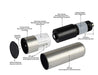 Herzberg RVS Peper/zout molen - LED lichtindicator - Bivakshop