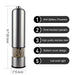 Herzberg RVS Peper/zout molen - LED lichtindicator - Bivakshop