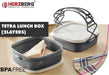 Herzberg Tetra-lunchbox met 2 lagen - BPA vrij - Bivakshop